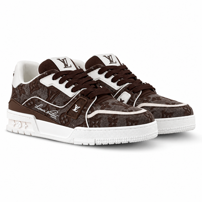 LV Trainer Brown Monogram Denim